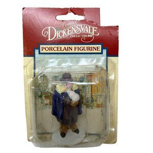 Lemax Christmas Village Figurine Musician Dickensvale Collectible Vintage